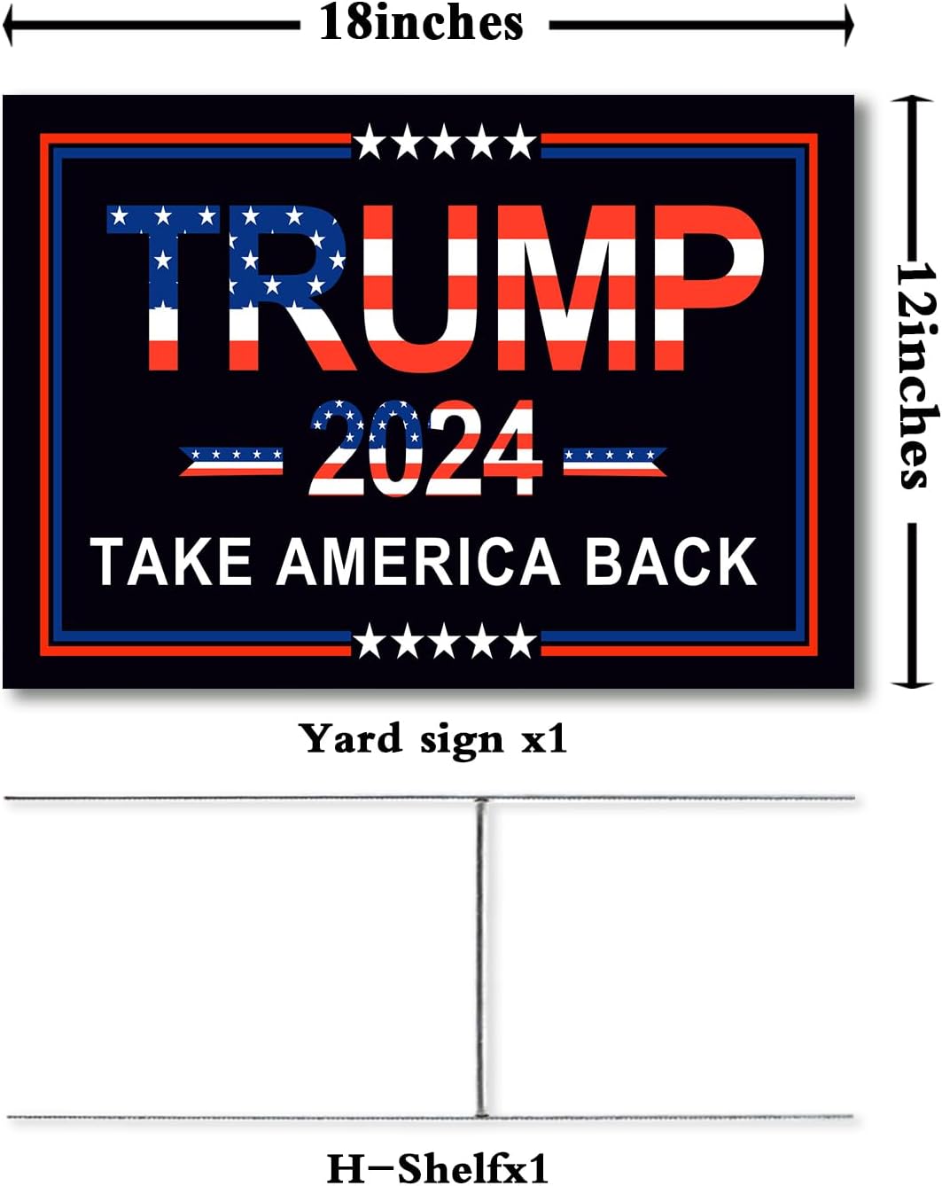 Trump 2024 Yard Sign