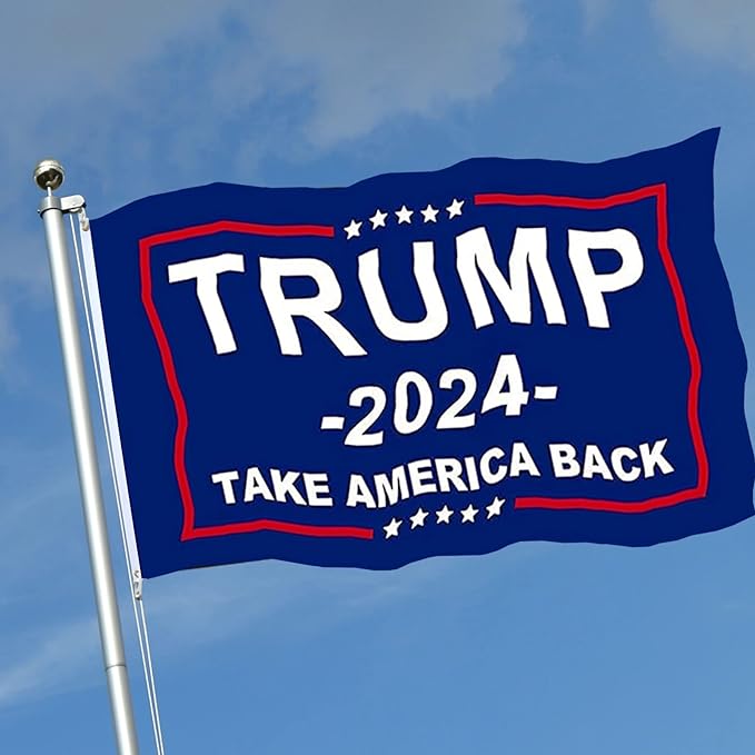 Trump Flag 2024 - Blue V2