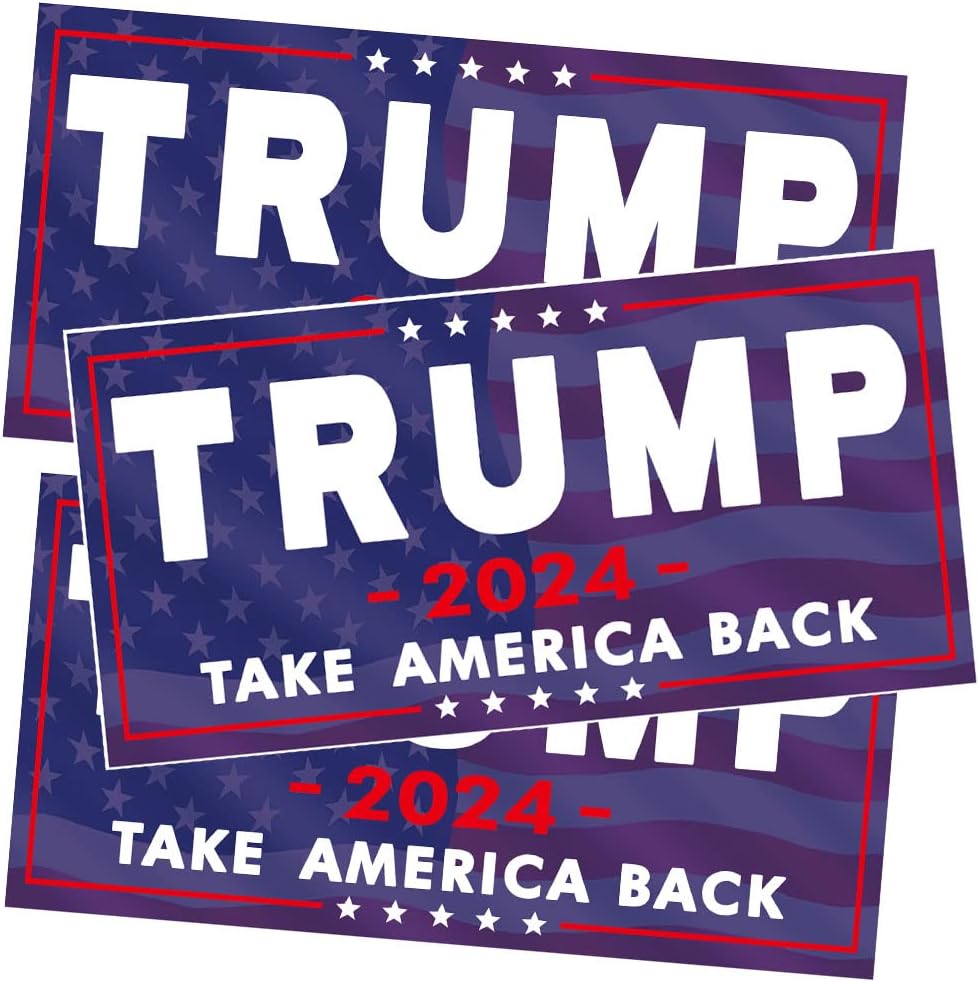 Trump 2024 "Take America Back" Stickers