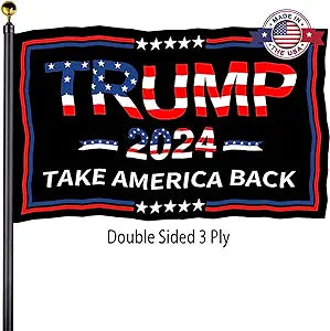 Trump Flag 2024 - Black