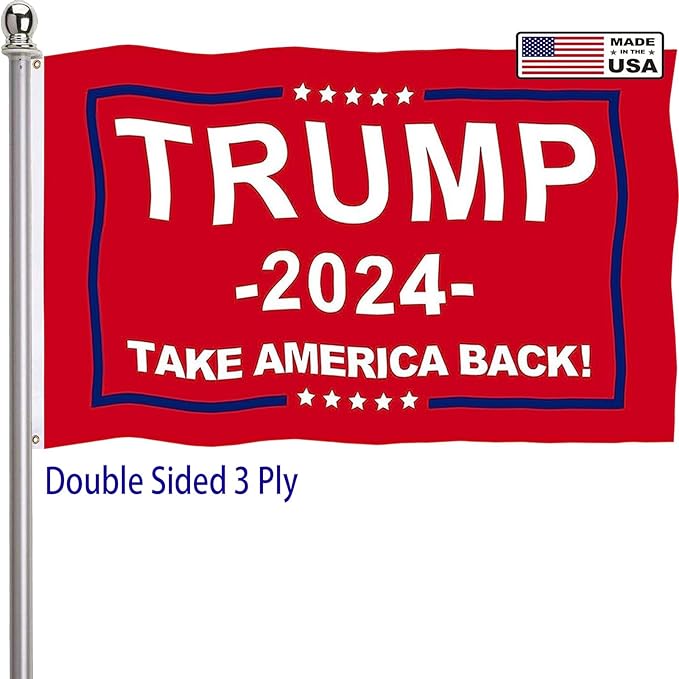 Trump Flag 2024 - Red